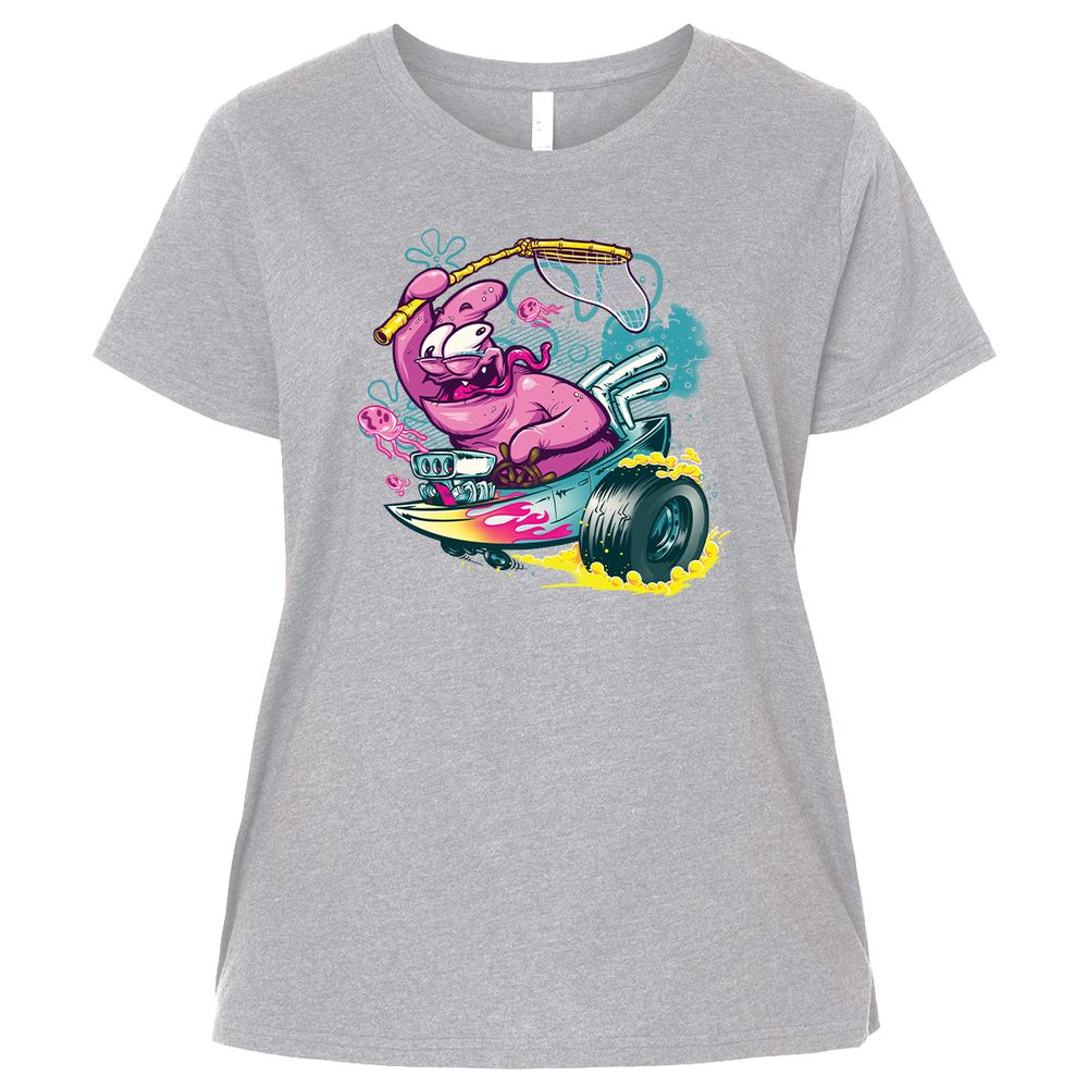 Ladies Curvy Jersey - 36QATA82 - Heather - 3