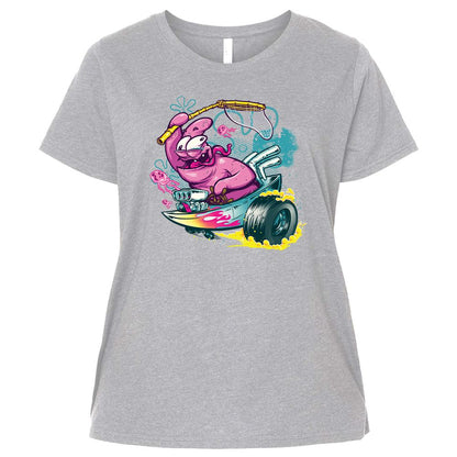 Ladies Curvy Jersey - 36QATA82 - Heather - 3