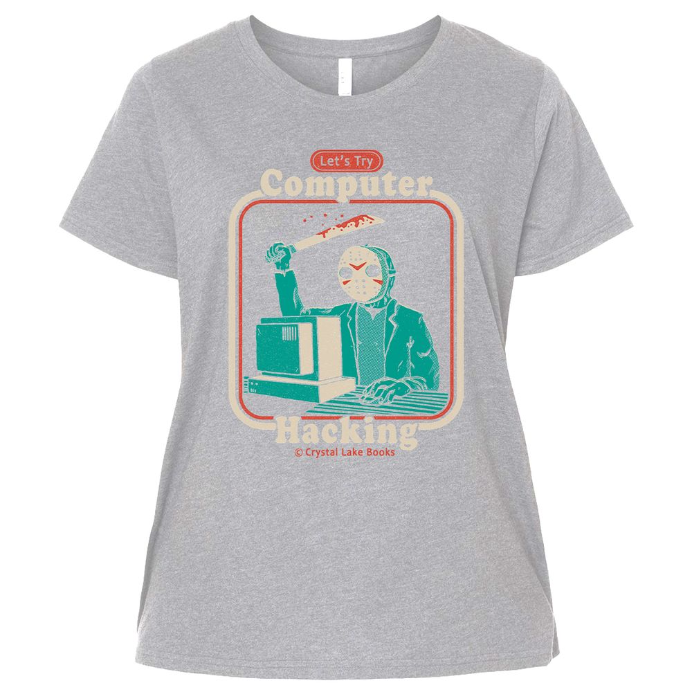 Ladies Curvy Jersey - NFM9V4Y7 - Heather - 3