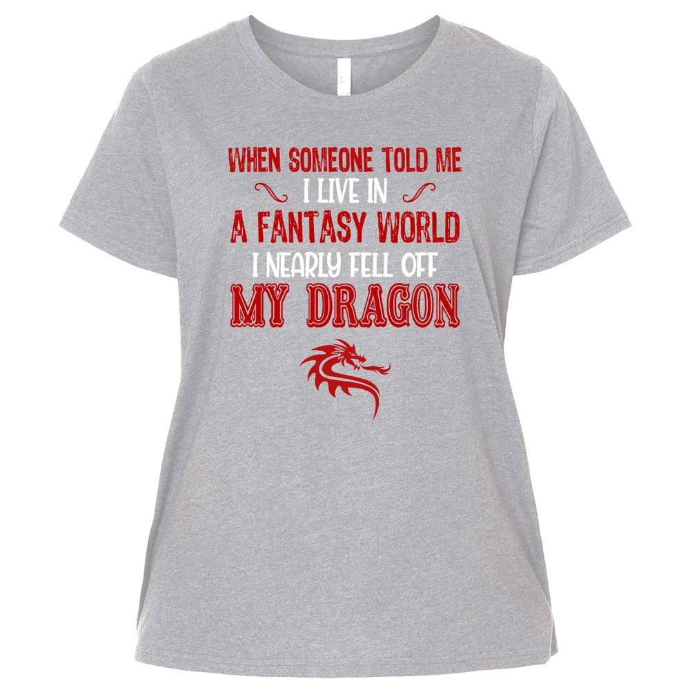 Ladies Curvy Jersey - B6SRM999 - Heather - 3