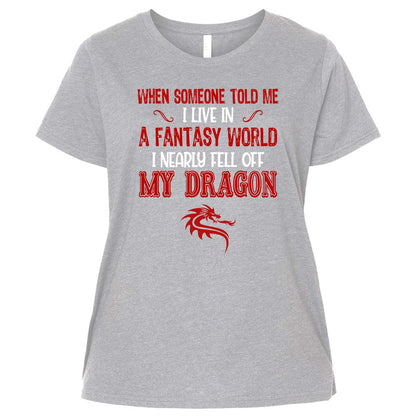 Ladies Curvy Jersey - B6SRM999 - Heather - 3