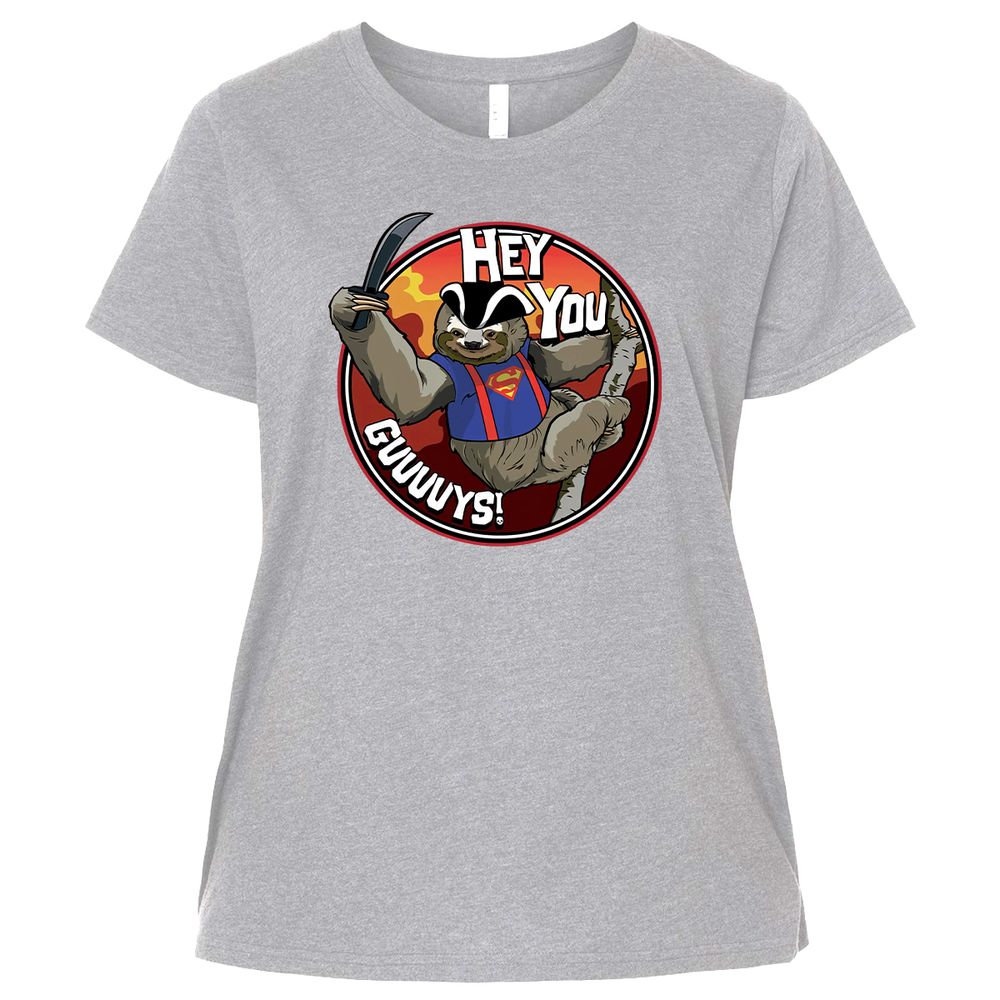 Ladies Curvy Jersey - W2PH9R5E - Heather - 3