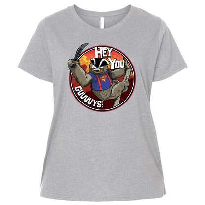 Ladies Curvy Jersey - W2PH9R5E - Heather - 3