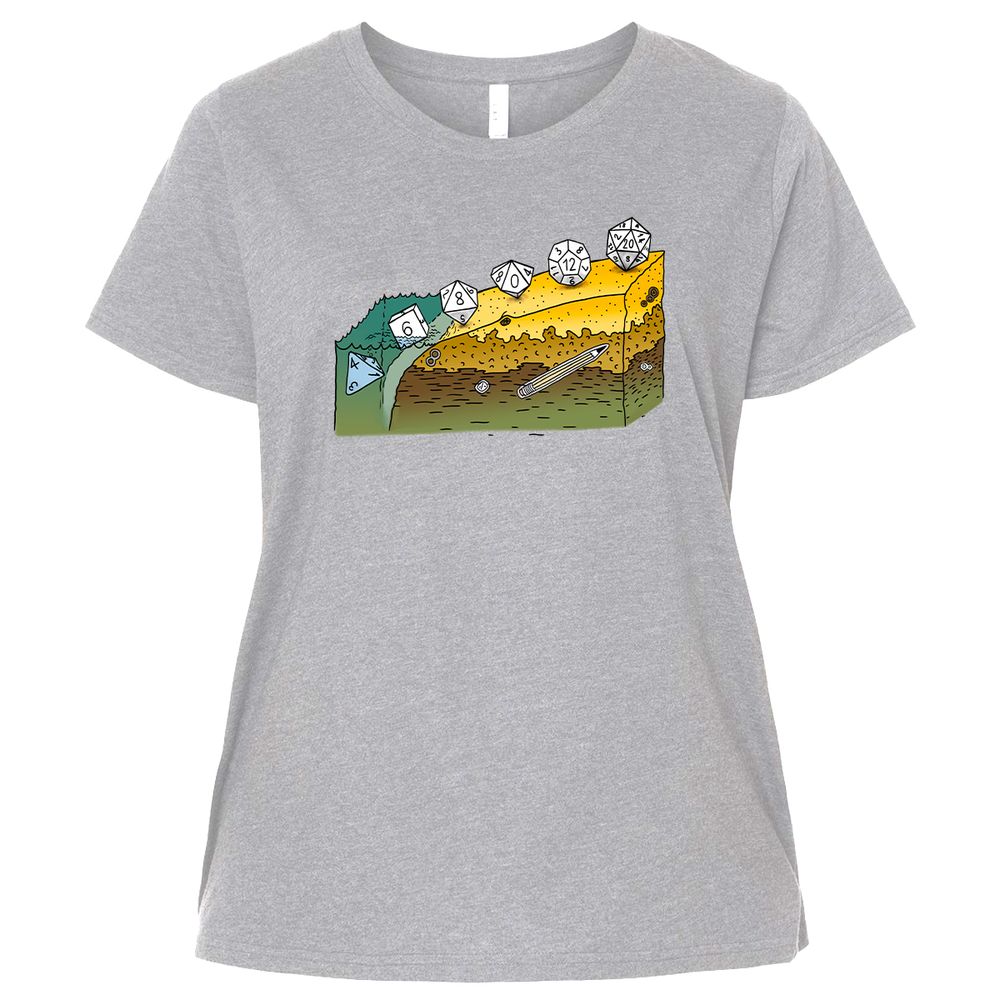 Ladies Curvy Jersey - FPTUV1JQ - Heather - 3