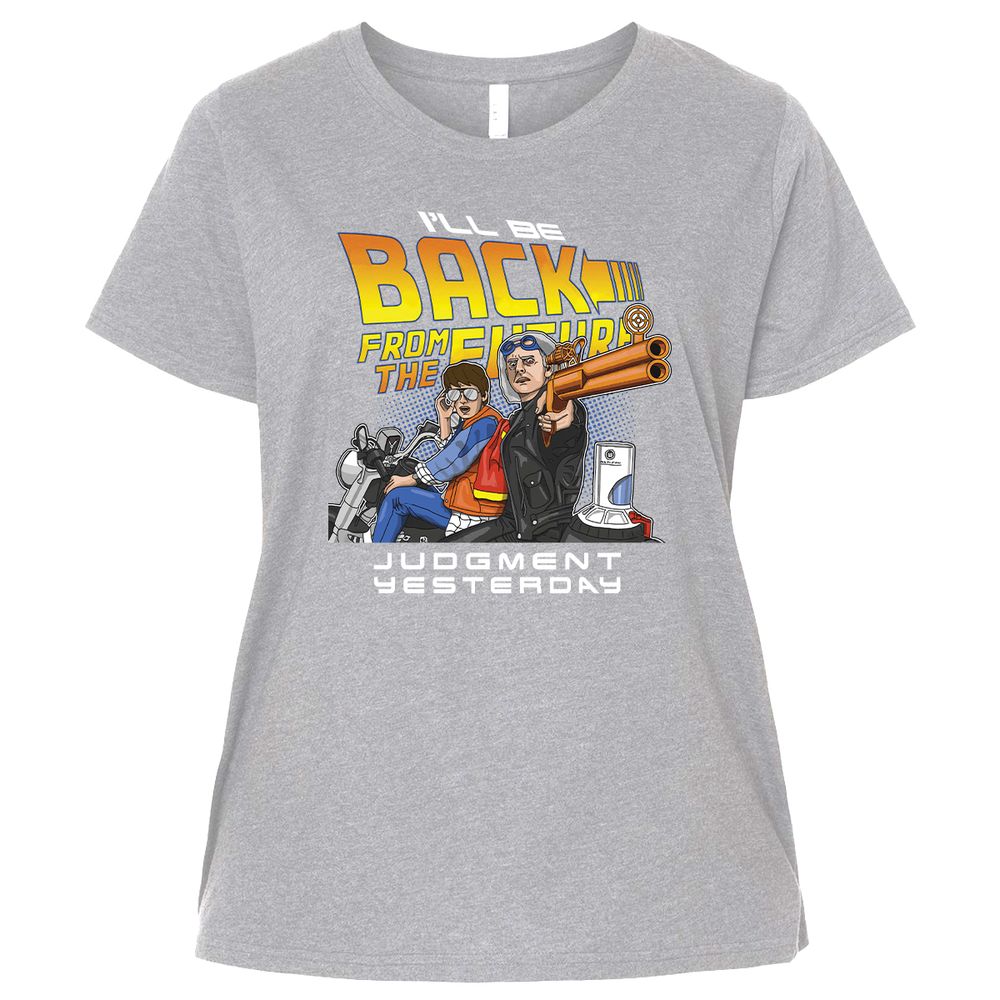 Ladies Curvy Jersey - T9NSC7NA - Heather - 3