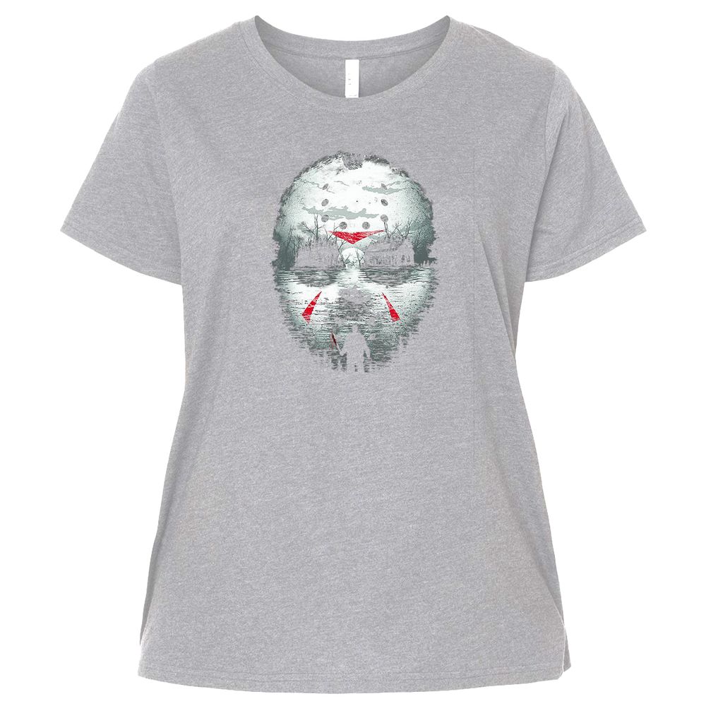 Ladies Curvy Jersey - 9NC7MP68 - Heather - 3