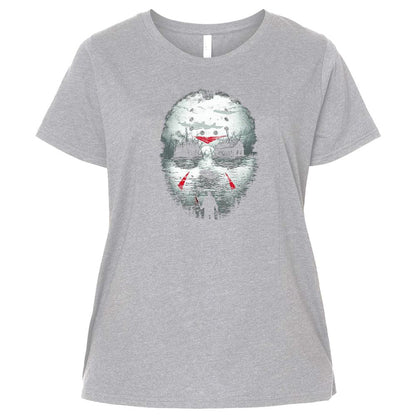 Ladies Curvy Jersey - 9NC7MP68 - Heather - 3