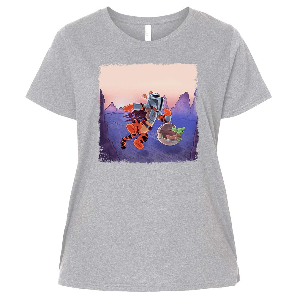 Ladies Curvy Jersey - KHTWFBDH - Heather - 3