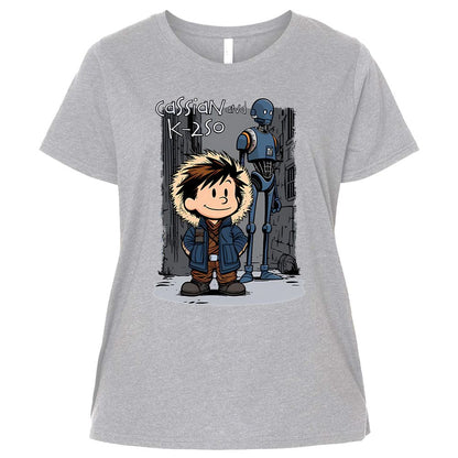 Ladies Curvy Jersey - RURYCZ3S - Heather - 3