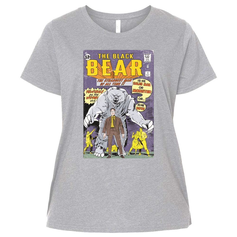 Ladies Curvy Jersey - 1R18Q4TZ - Heather - 3