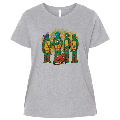 Ladies Curvy Jersey - KE2C5XBS - Heather - 3