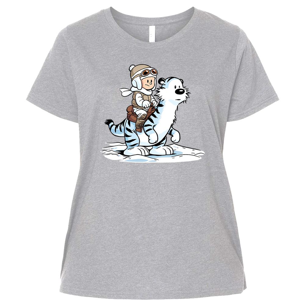 Ladies Curvy Jersey - LWYL9PGF - Heather - 3