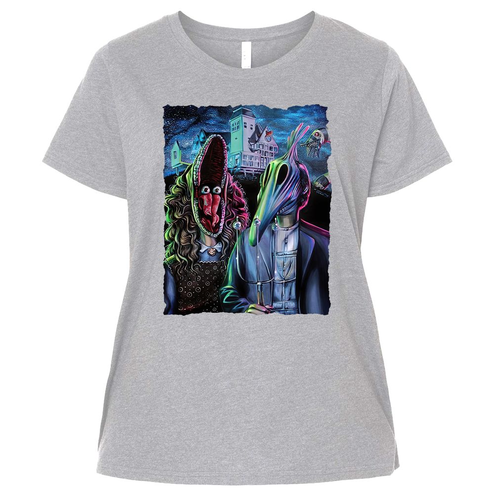 Ladies Curvy Jersey - 37E51N5D - Heather - 3