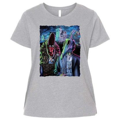 Ladies Curvy Jersey - 37E51N5D - Heather - 3