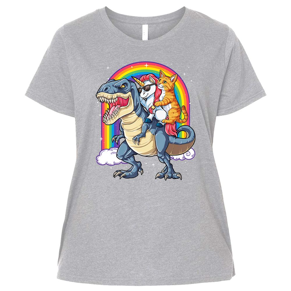 Ladies Curvy Jersey - H5BKFFFJ - Heather - 3