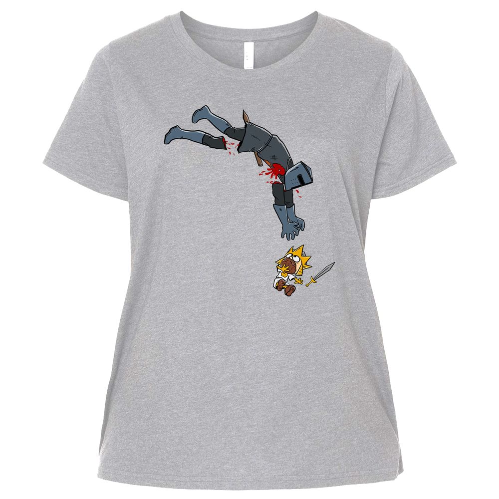 Ladies Curvy Jersey - TDP1TWW4 - Heather - 3