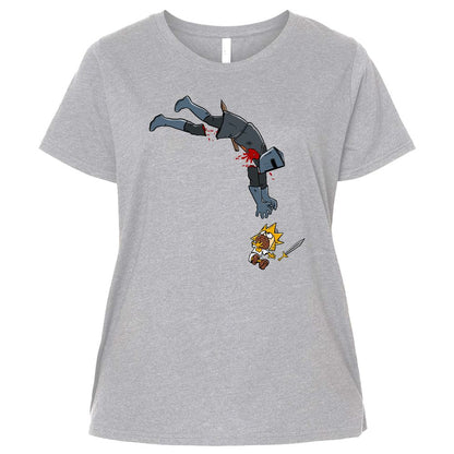 Ladies Curvy Jersey - TDP1TWW4 - Heather - 3