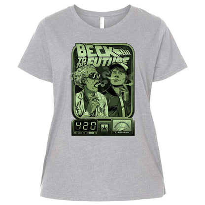 Ladies Curvy Jersey - KNYV49UX - Heather - 3