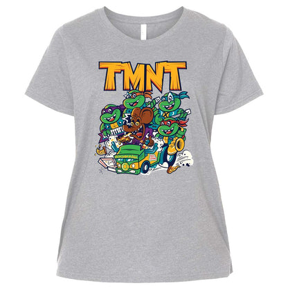 Ladies Curvy Jersey - 4SPPC7AS - Heather - 3