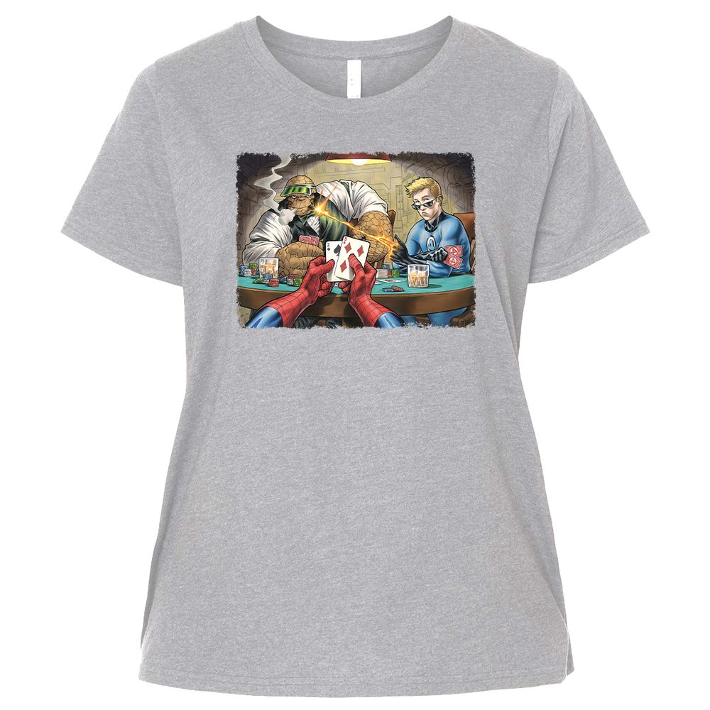 Ladies Curvy Jersey - RA4488JA - Heather - 3