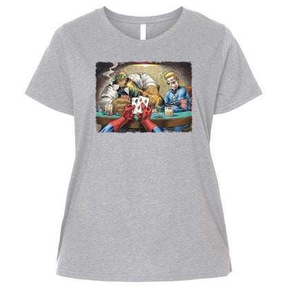 Ladies Curvy Jersey - RA4488JA - Heather - 3