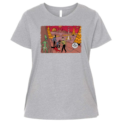 Ladies Curvy Jersey - 6E58LEFY - Heather - 3