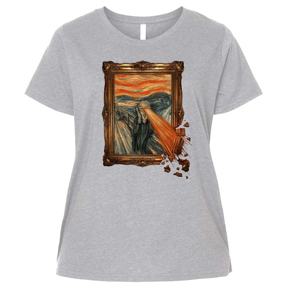 Ladies Curvy Jersey - X8RE9MYF - Heather - 3