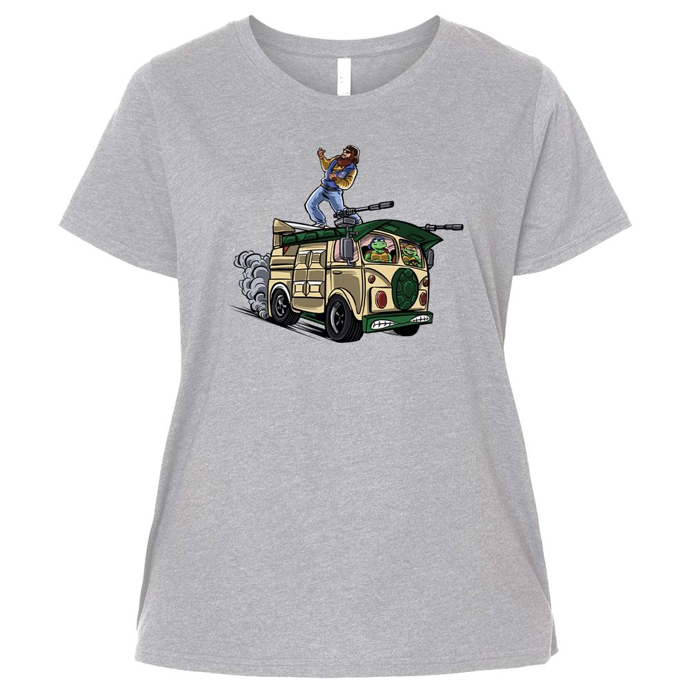 Ladies Curvy Jersey - 2YAGMU1D - Heather - 3