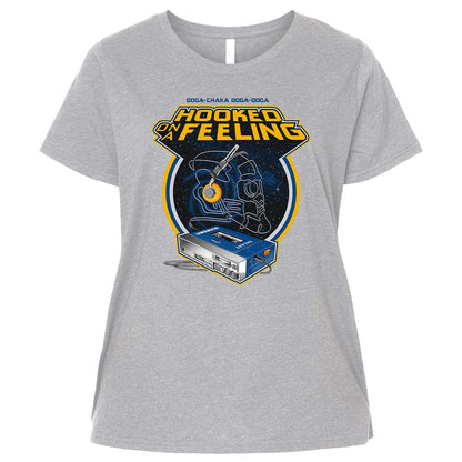 Ladies Curvy Jersey - BU5X6MQX - Heather - 3