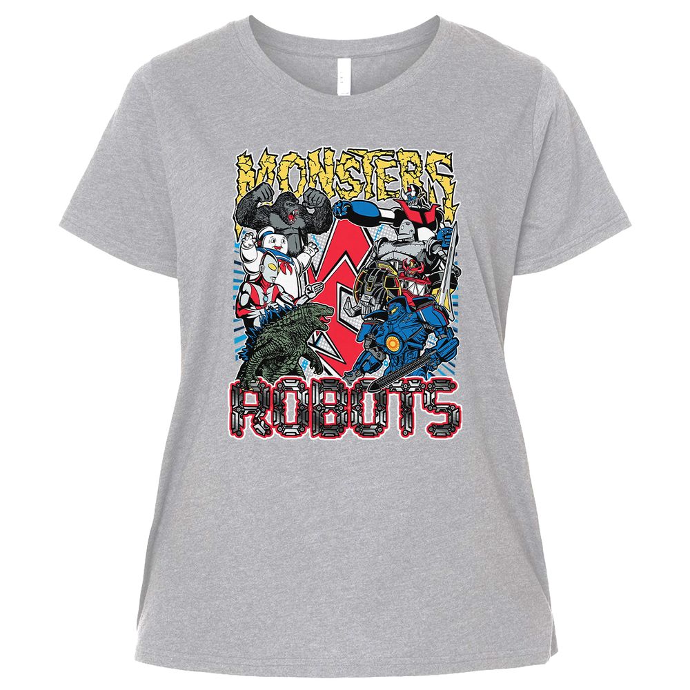 Ladies Curvy Jersey - JM8EM2L5 - Heather - 3