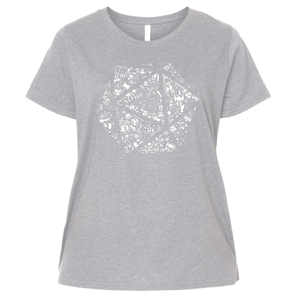 Ladies Curvy Jersey - LJXKDLNG - Heather - 3