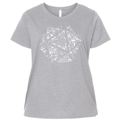 Ladies Curvy Jersey - LJXKDLNG - Heather - 3