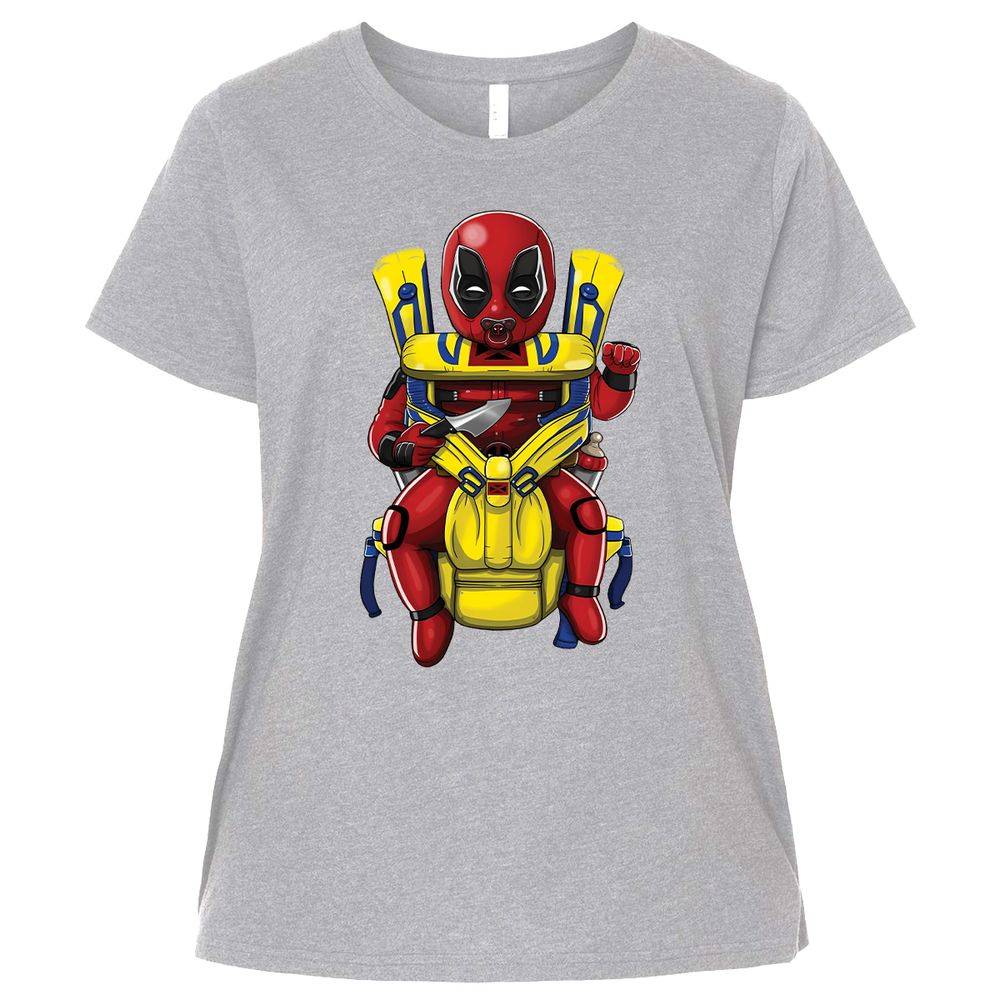 Ladies Curvy Jersey - U39L7A3T - Heather - 3