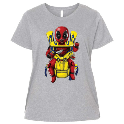 Ladies Curvy Jersey - U39L7A3T - Heather - 3