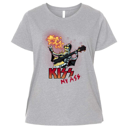 Ladies Curvy Jersey - LYT7GSEJ - Heather - 3