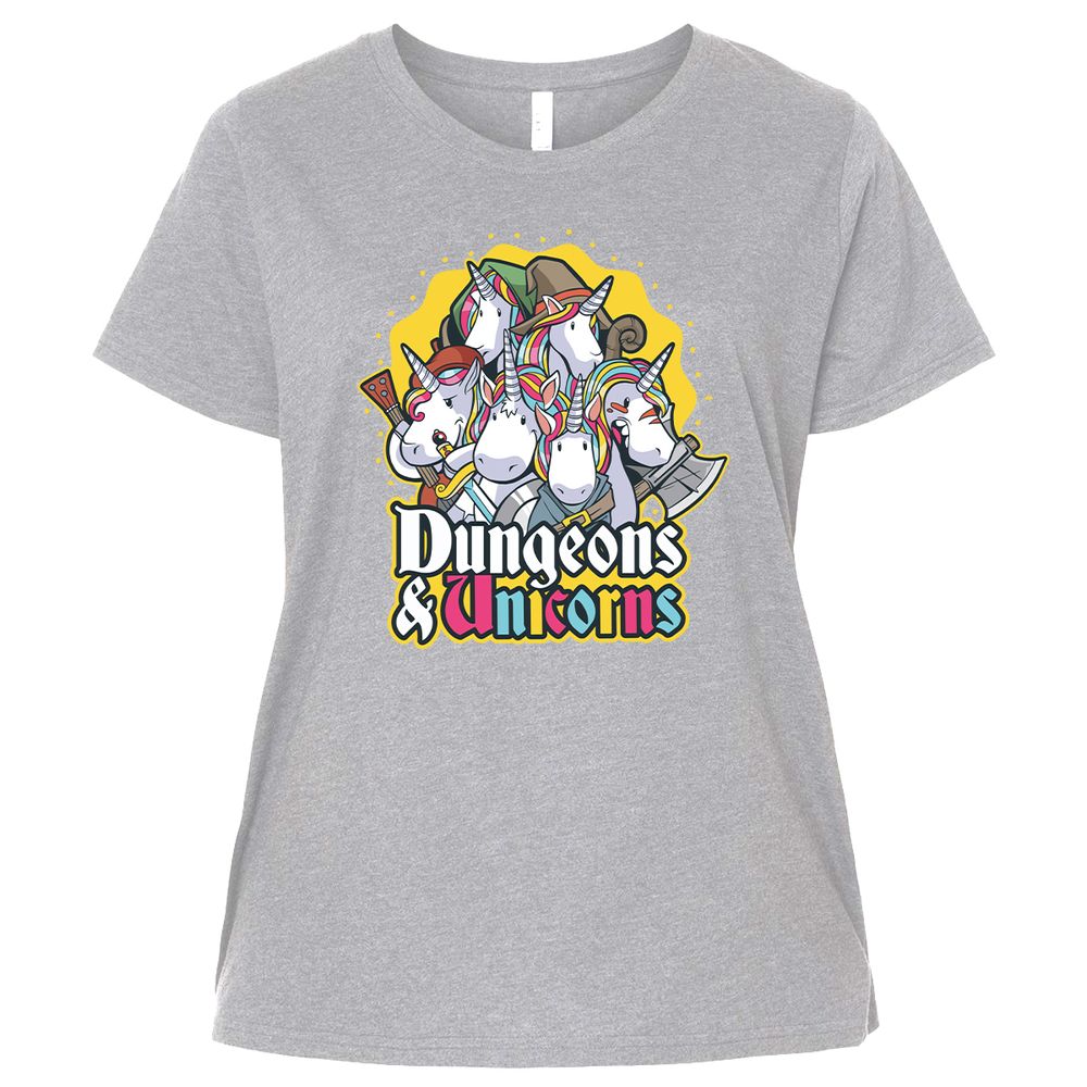 Ladies Curvy Jersey - B4WWDSAW - Heather - 3