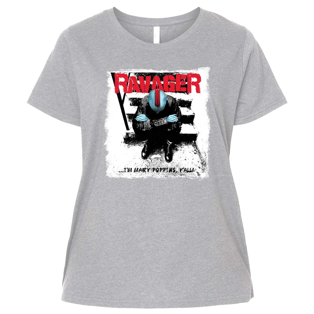 Ladies Curvy Jersey - W6X83FYH - Heather - 3