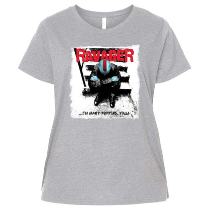 Ladies Curvy Jersey - W6X83FYH - Heather - 3