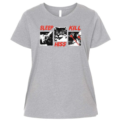 Ladies Curvy Jersey - ND9H7HSJ - Heather - 3