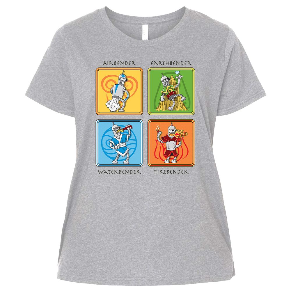 Ladies Curvy Jersey - 5GJ39S7S - Heather - 3