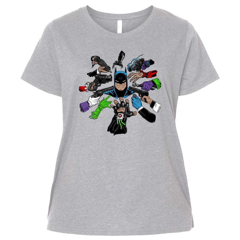 Ladies Curvy Jersey - 5XT1LHER - Heather - 3