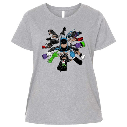 Ladies Curvy Jersey - 5XT1LHER - Heather - 3