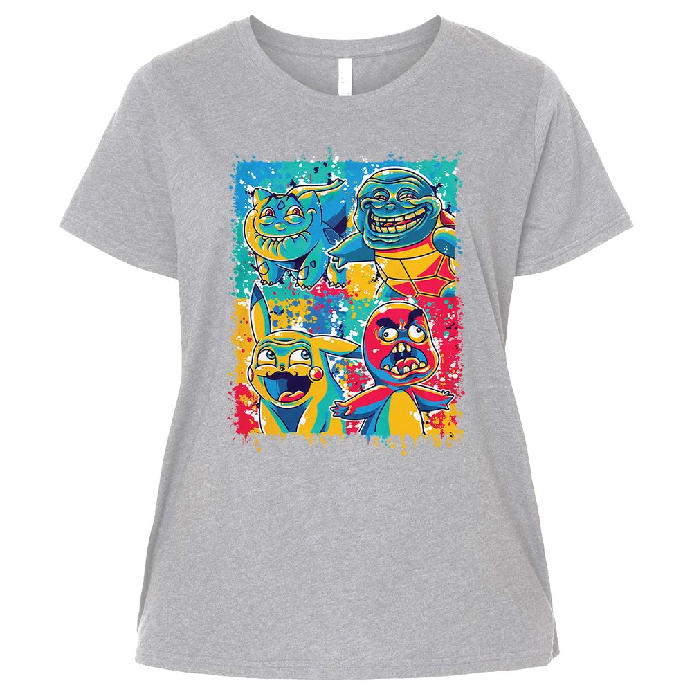 Ladies Curvy Jersey - J4YPTLZG - Heather - 3