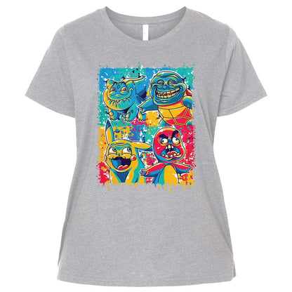 Ladies Curvy Jersey - J4YPTLZG - Heather - 3