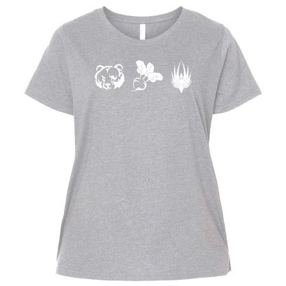 Ladies Curvy Jersey - 14D3NFDK - Heather - 3