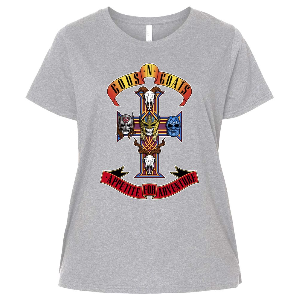 Ladies Curvy Jersey - ANRDPQBZ - Heather - 3