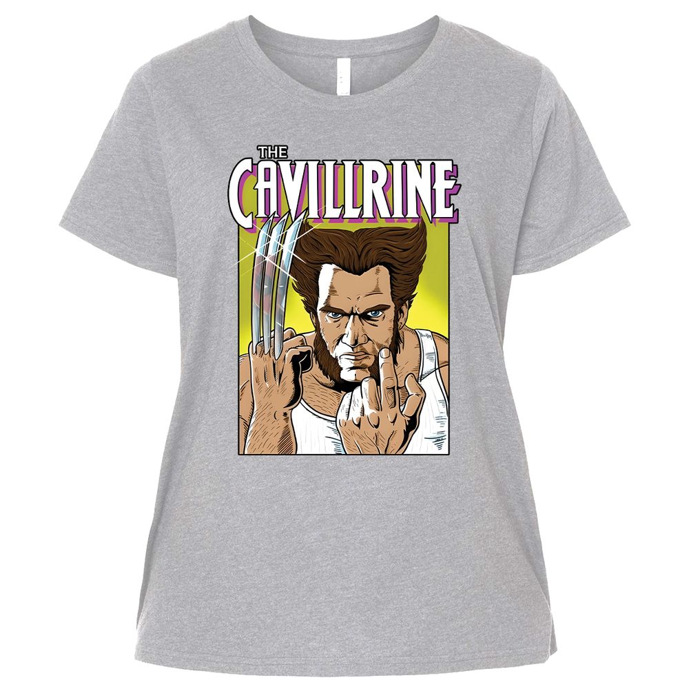 Ladies Curvy Jersey - 7HFVJBPX - Heather - 3