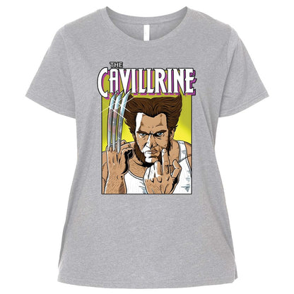 Ladies Curvy Jersey - 7HFVJBPX - Heather - 3