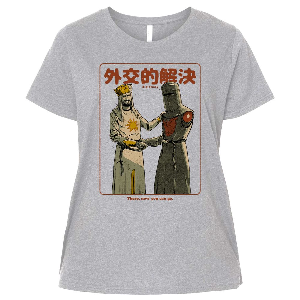 Ladies Curvy Jersey - JUYYA8ZE - Heather - 3