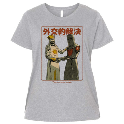 Ladies Curvy Jersey - JUYYA8ZE - Heather - 3